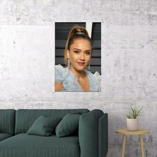 Jessica Alba Celebrity Cinema Actress Idol Poster Wall Art Print Home Wall Decor - xonomax