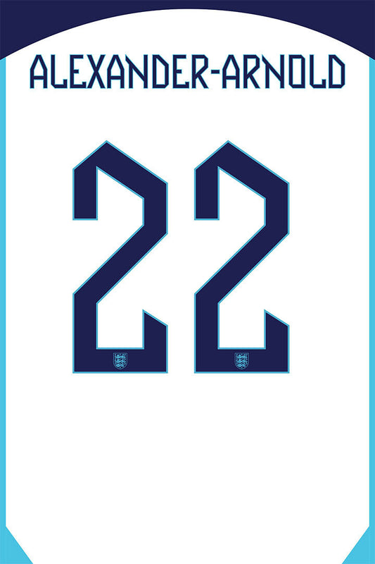 England #22 Trent Alexander World Soccer Championship Poster Wall Art Print Home Wall Decor - xonomax