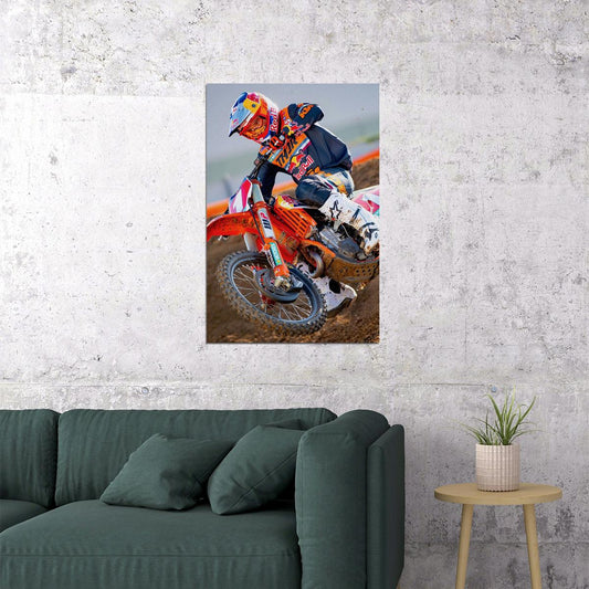 Cooper Webb Motorcycle Cross Country Racing Poster Wall Art Print Home Wall Decor - xonomax