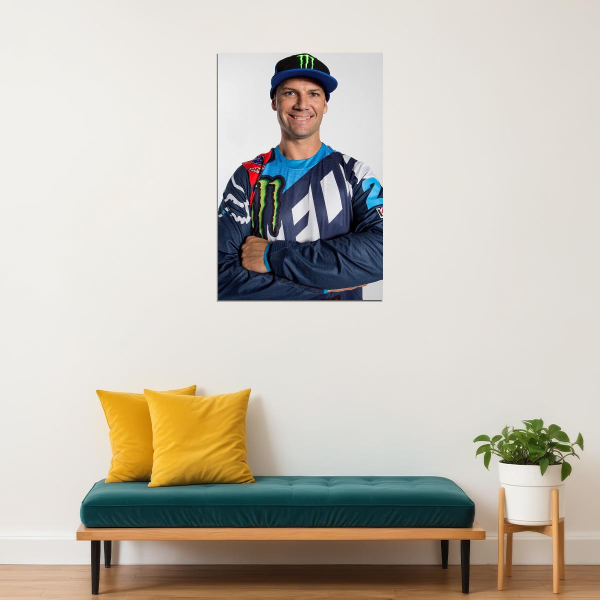 Chad Reed Motorcycle Cross Country Racing Poster Wall Art Print Home Wall Decor - xonomax