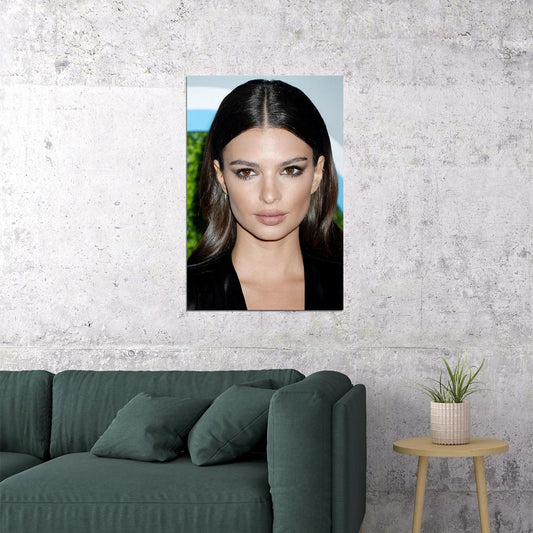 Emily Ratajkowski Movie Actor Sexy Model Star Poster Wall Art Print Home Wall Decor - xonomax