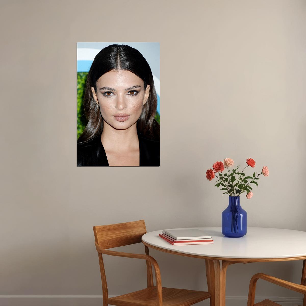 Emily Ratajkowski Movie Actor Sexy Model Star Poster Wall Art Print Home Wall Decor - xonomax