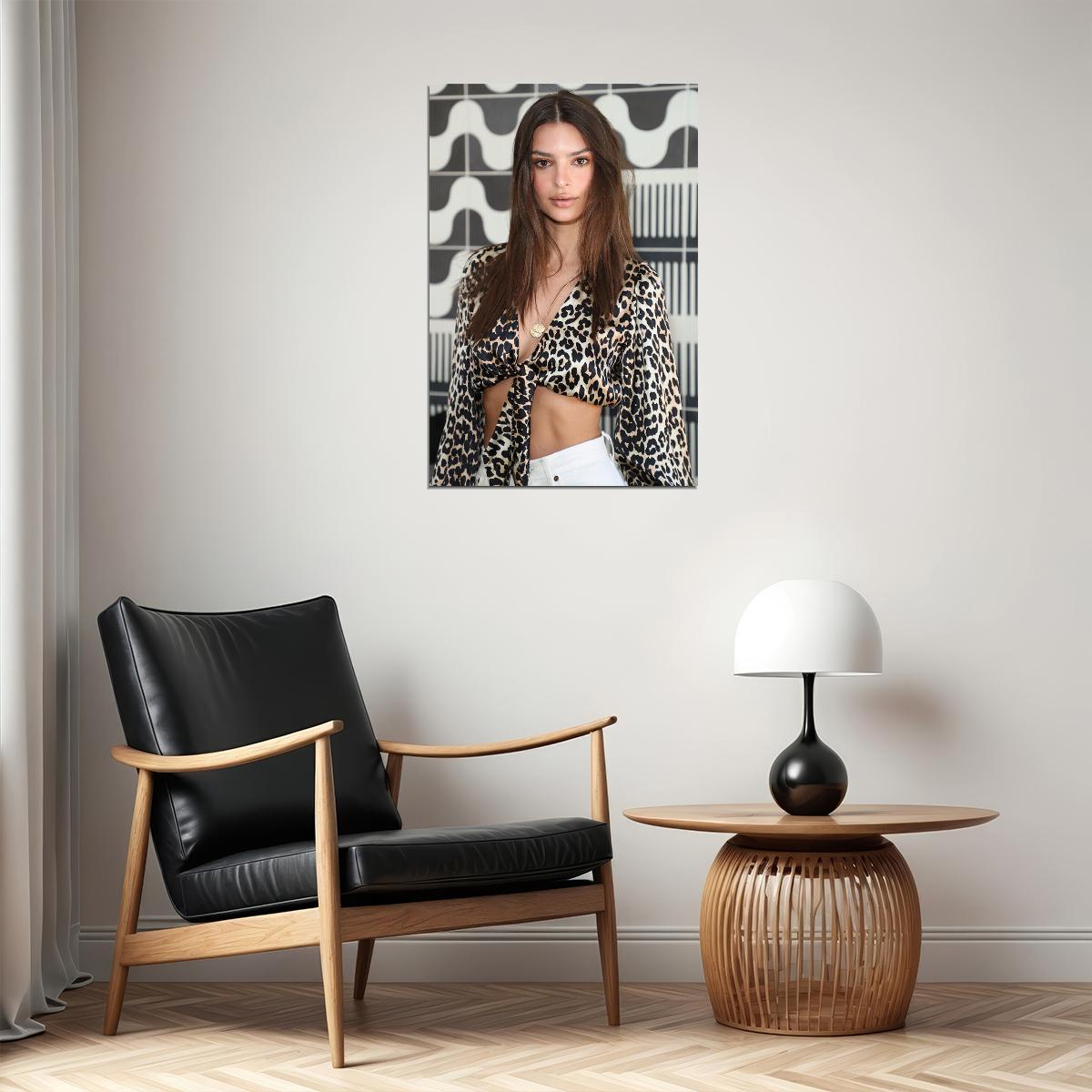 Emily Ratajkowski Movie Actress Hot Model Poster Wall Art Print Home Wall Decor - xonomax