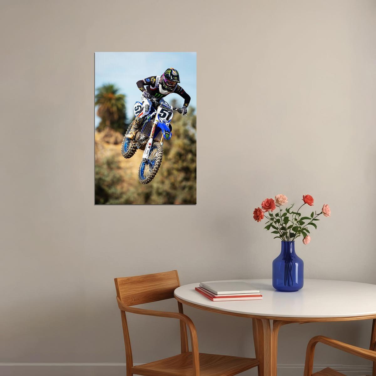 Ryan Villopoto Dirt Motorcycles Driver Artist Star Poster Wall Art Print Home Wall Decor