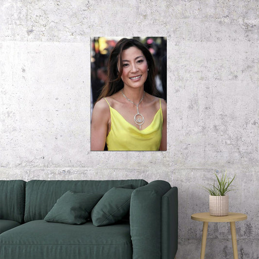 Michelle Yeoh Celebrity Cinema Actress Idol Poster Wall Art Print Home Wall Decor - xonomax