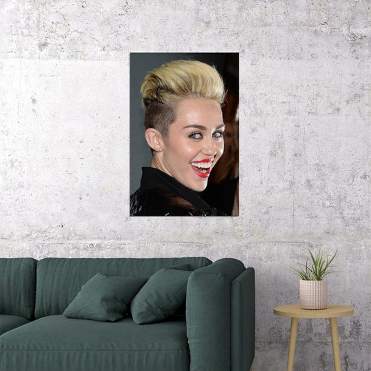 Miley Cyrus Celebrity Singer Actor Idol Poster Wall Art Print Home Wall Decor - xonomax
