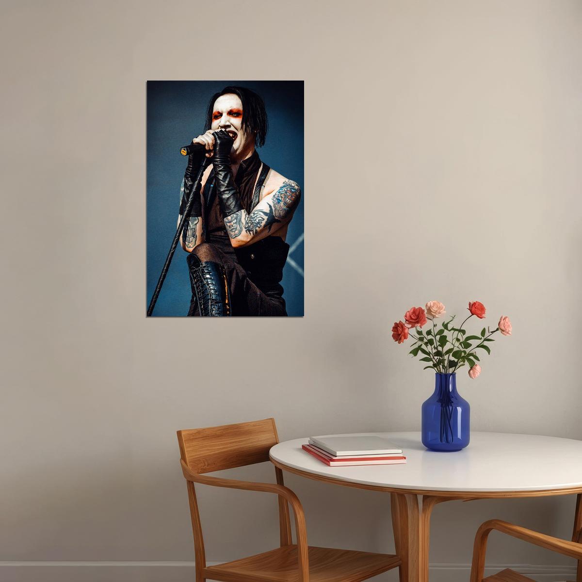 Marilyn Manson Celebrity Singer Rock Idol Poster Wall Art Print Home Wall Decor - xonomax