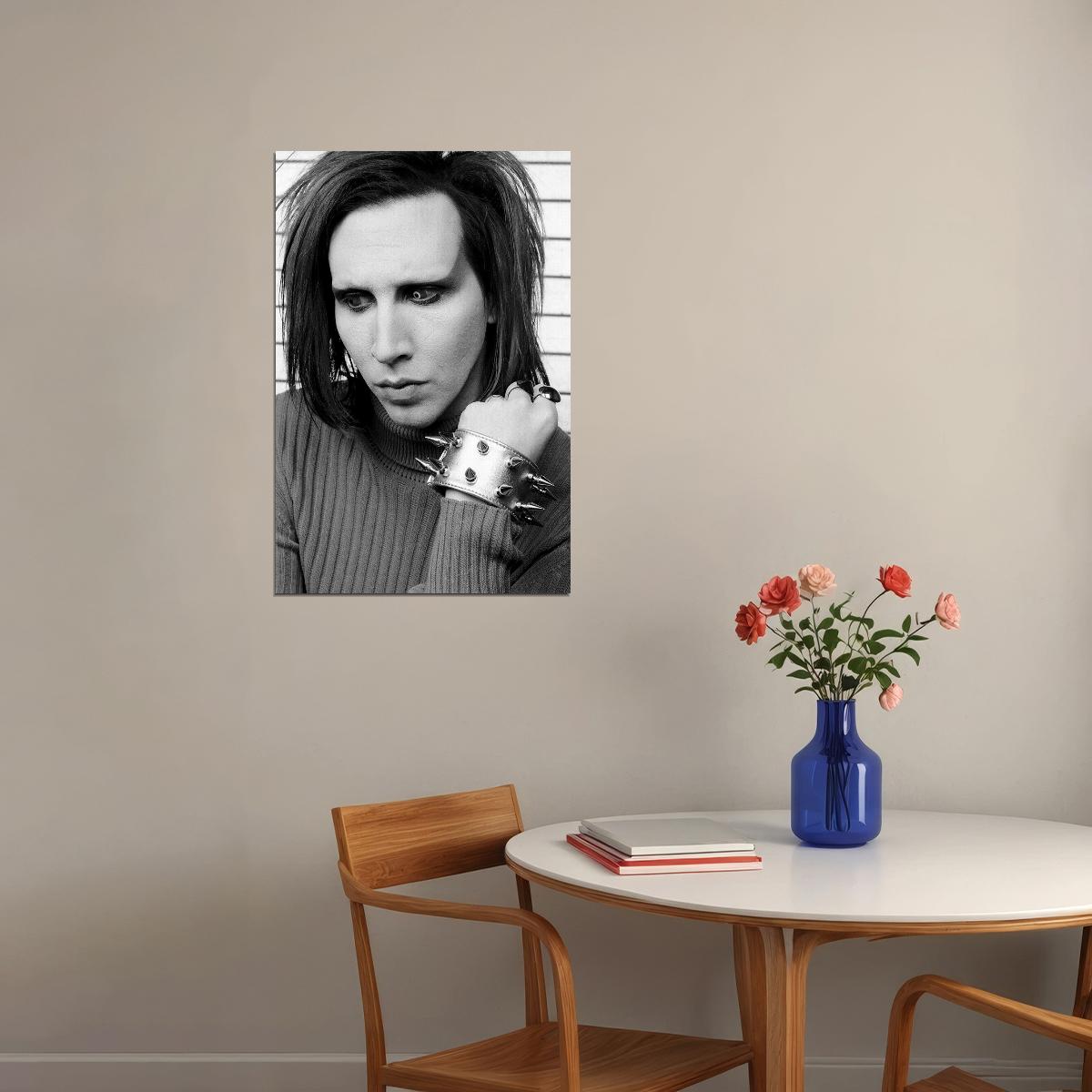 Marilyn Manson Celebrity Singer Rock Star Poster Wall Art Print Home Wall Decor - xonomax