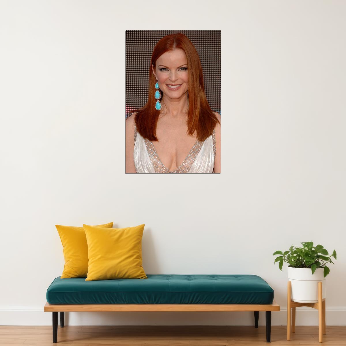 Marcia Cross Celebrity Tv Series Actress Sexy Star Poster Wall Art Print Home Wall Decor