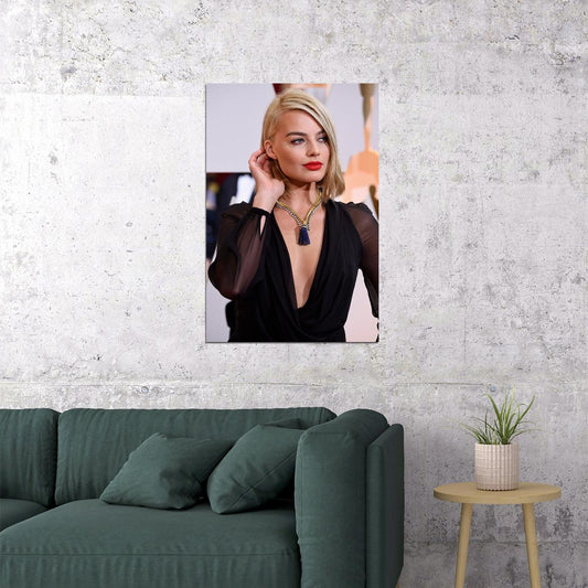 Margot Robbie Cinema Actor Producer Idol Poster Wall Art Print Home Wall Decor - xonomax