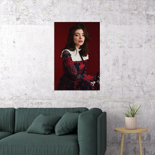 Lorde Celebrity Musician Singer Song Star Poster Wall Art Print Home Wall Decor - xonomax