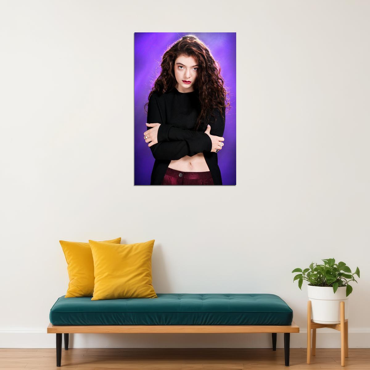 Lorde Celebrity Musician Singer Album Idol Poster Wall Art Print Home Wall Decor - xonomax
