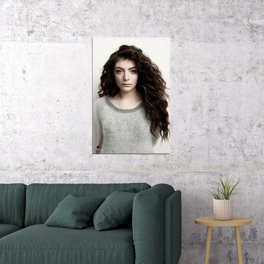 Lorde Celebrity Musician Singer Album Star Poster Wall Art Print Home Wall Decor - xonomax