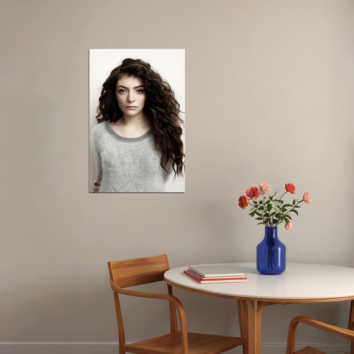 Lorde Celebrity Musician Singer Album Star Poster Wall Art Print Home Wall Decor - xonomax
