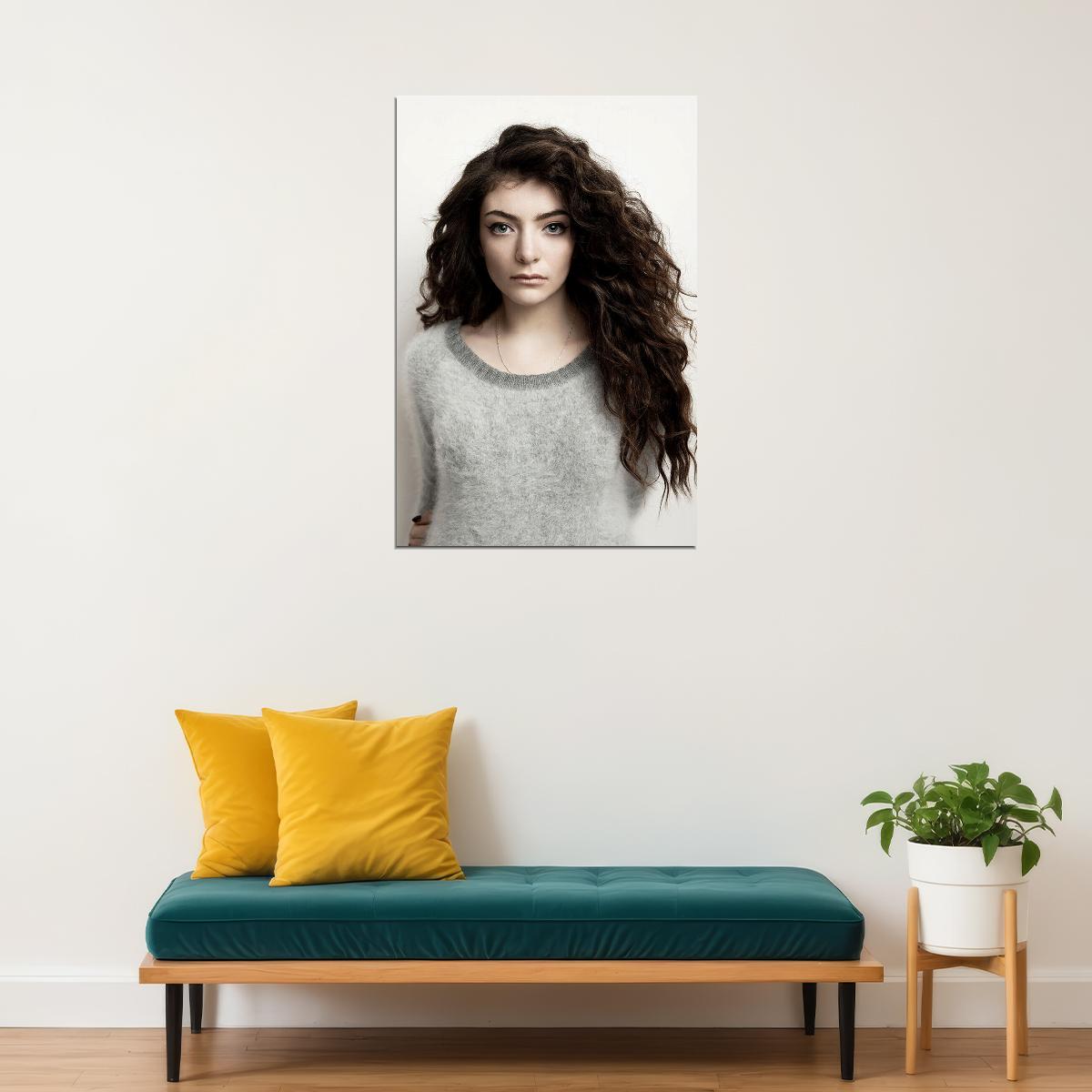 Lorde Celebrity Musician Singer Album Star Poster Wall Art Print Home Wall Decor - xonomax