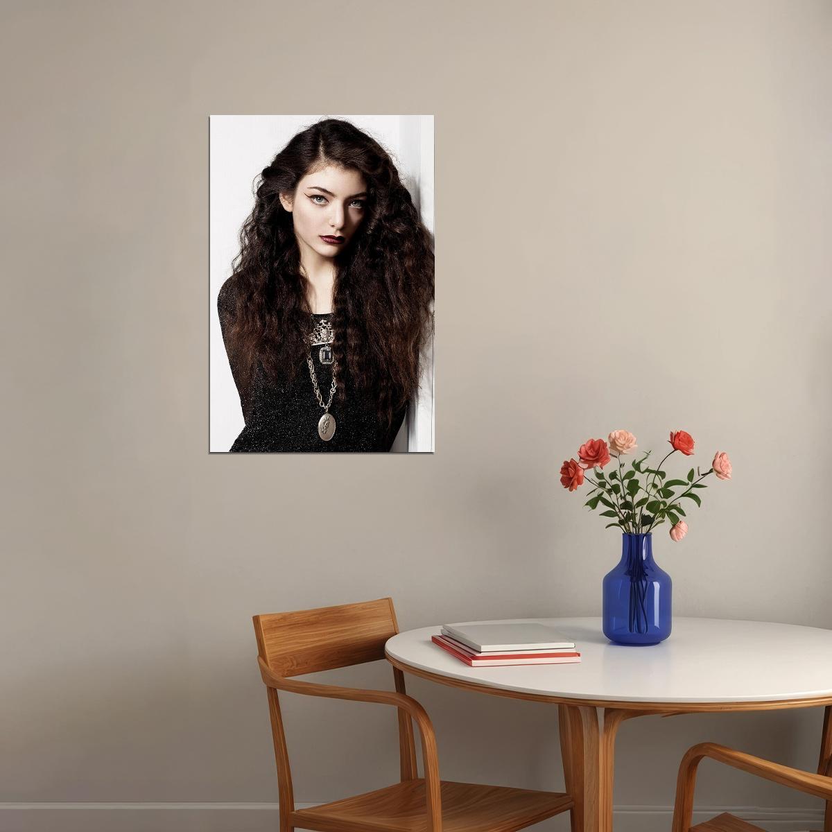 Lorde Celebrity Rock Music Singer Album Star Poster Wall Art Print Home Wall Decor - xonomax