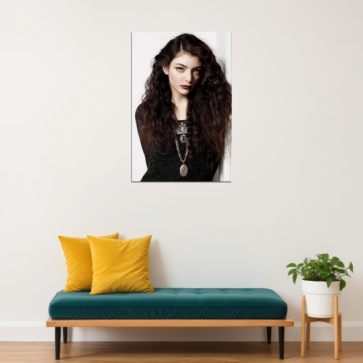 Lorde Celebrity Rock Music Singer Album Star Poster Wall Art Print Home Wall Decor - xonomax