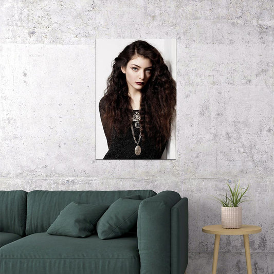 Lorde Celebrity Rock Music Singer Album Star Poster Wall Art Print Home Wall Decor - xonomax