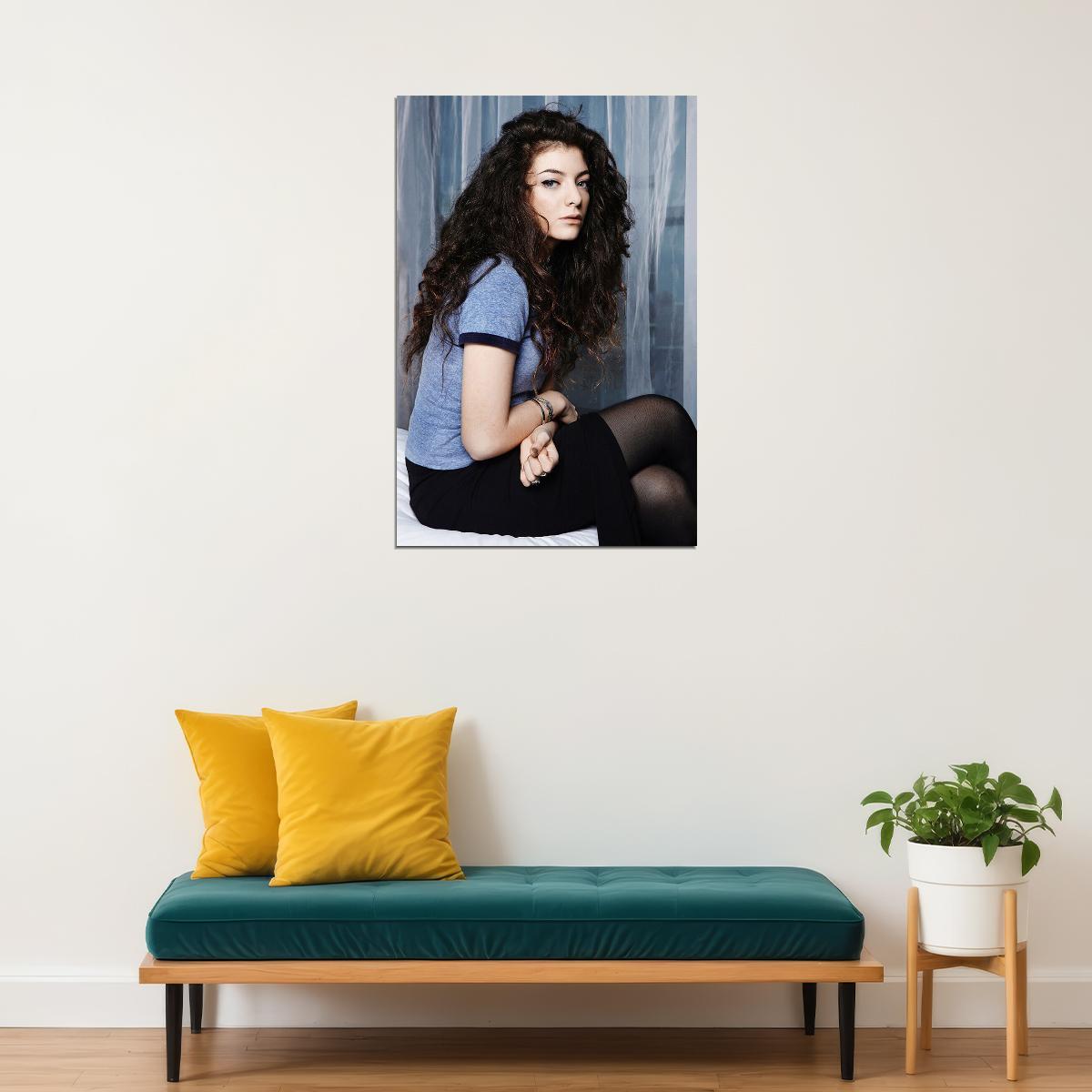 Lorde Celebrity Rock Music Singer Album Idol Poster Wall Art Print Home Wall Decor - xonomax