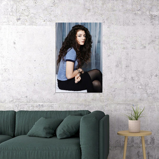 Lorde Celebrity Rock Music Singer Album Idol Poster Wall Art Print Home Wall Decor - xonomax