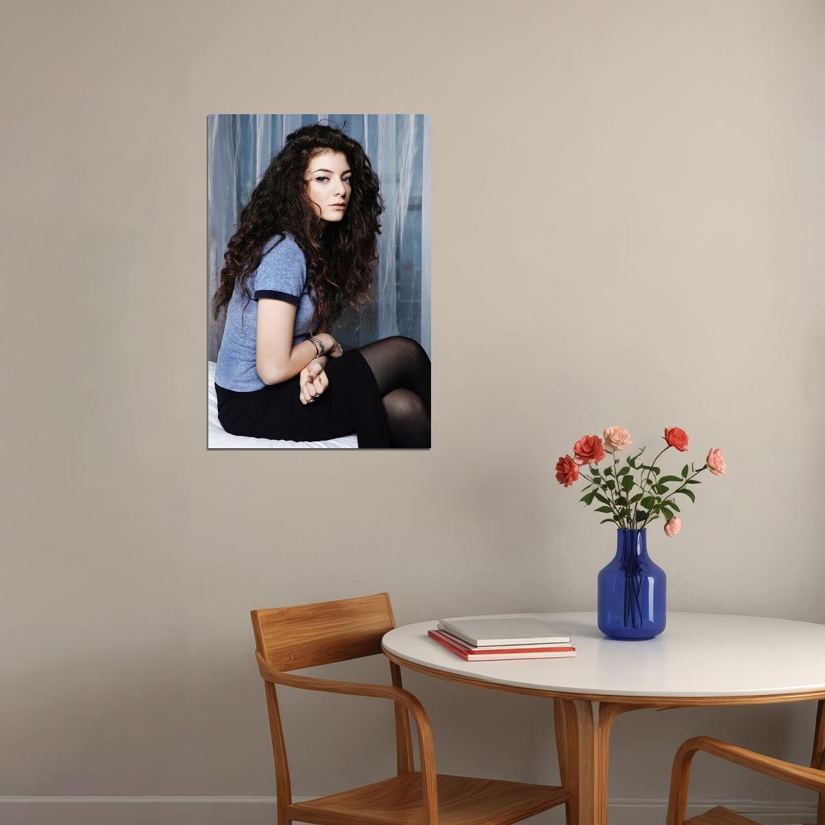 Lorde Celebrity Rock Music Singer Album Idol Poster Wall Art Print Home Wall Decor - xonomax