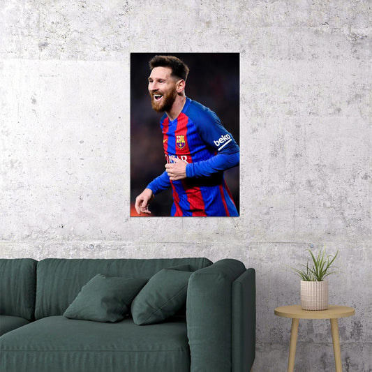 Lionel Messi Argentina Soccer Player Playmaker Idol Hom Poster Wall Art Print Home Wall Decor - xonomax