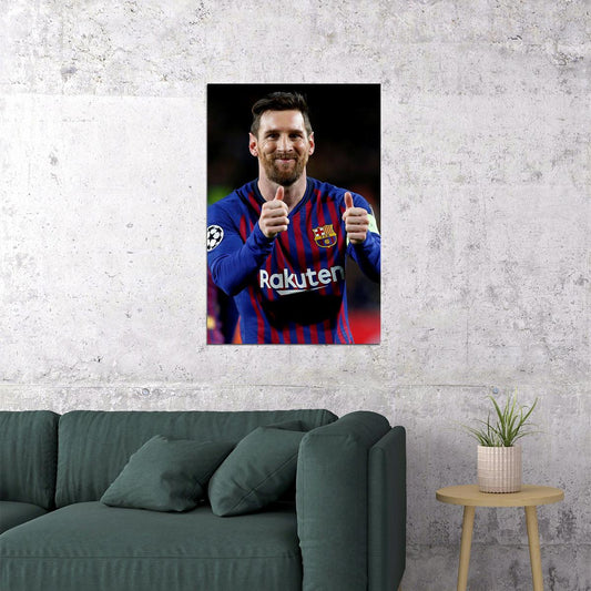 Lionel Messi Argentina Soccer Player Star Poster Wall Art Print Home Wall Decor - xonomax