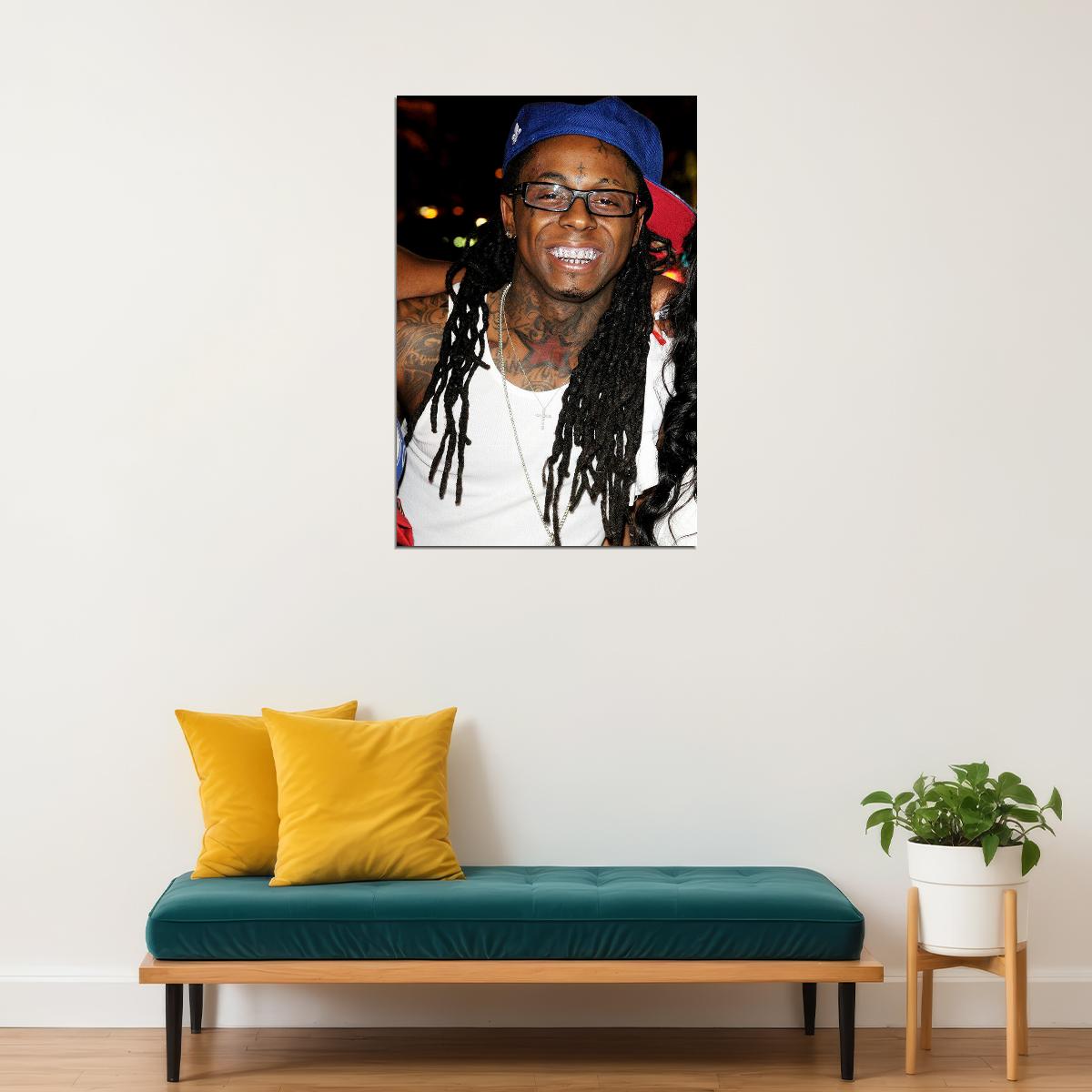 Lil Wayne Celebrity Singer Rapper Music Star Poster Wall Art Print Home Wall Decor - xonomax