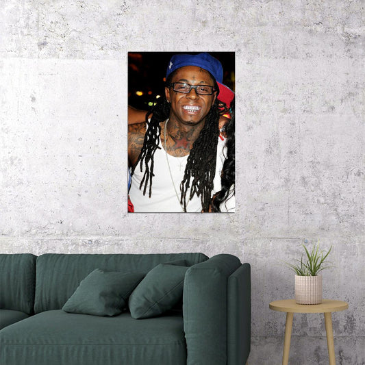 Lil Wayne Celebrity Singer Rapper Music Star Poster Wall Art Print Home Wall Decor - xonomax