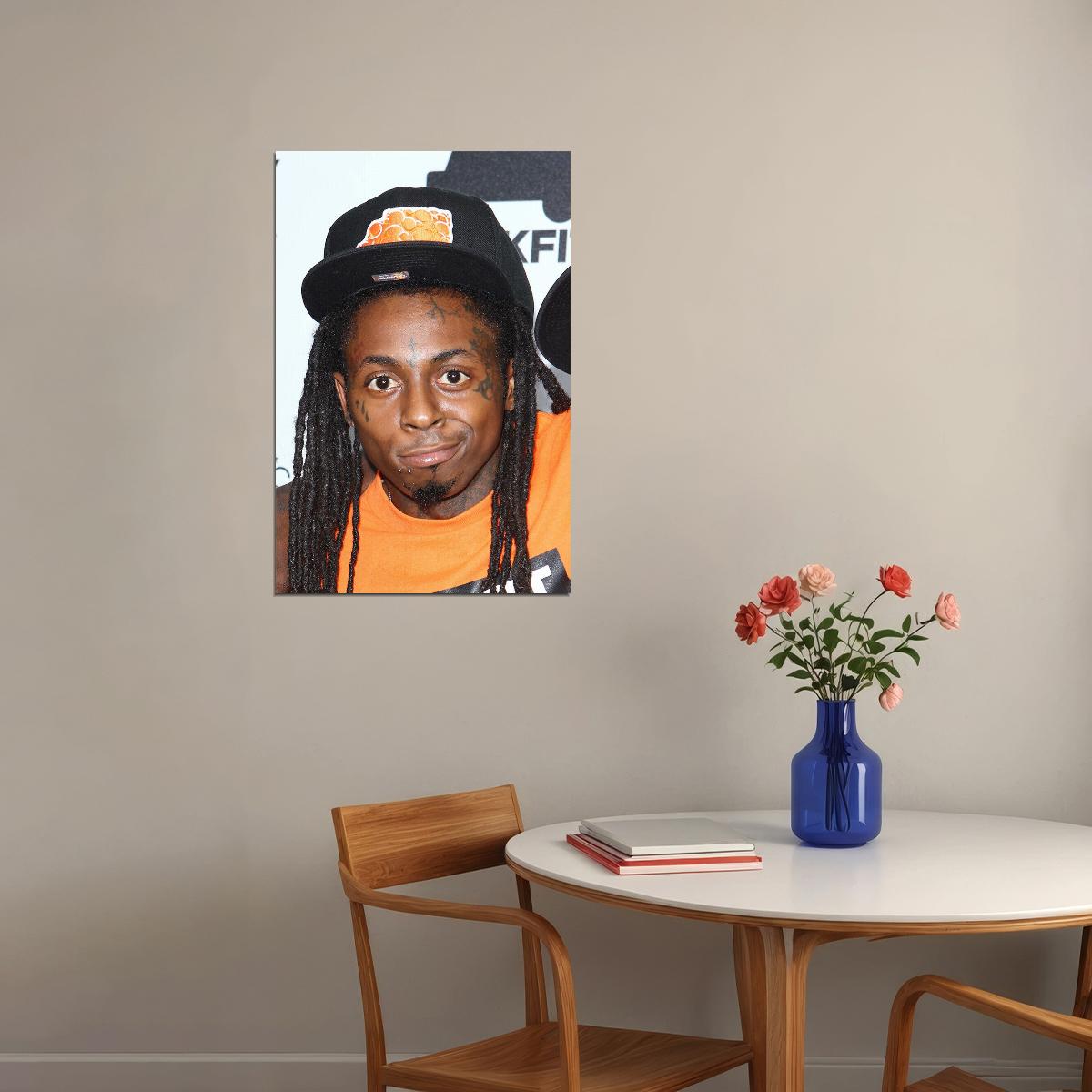 Lil Wayne Celebrity Singer Rap Music Star Poster Wall Art Print Home Wall Decor - xonomax