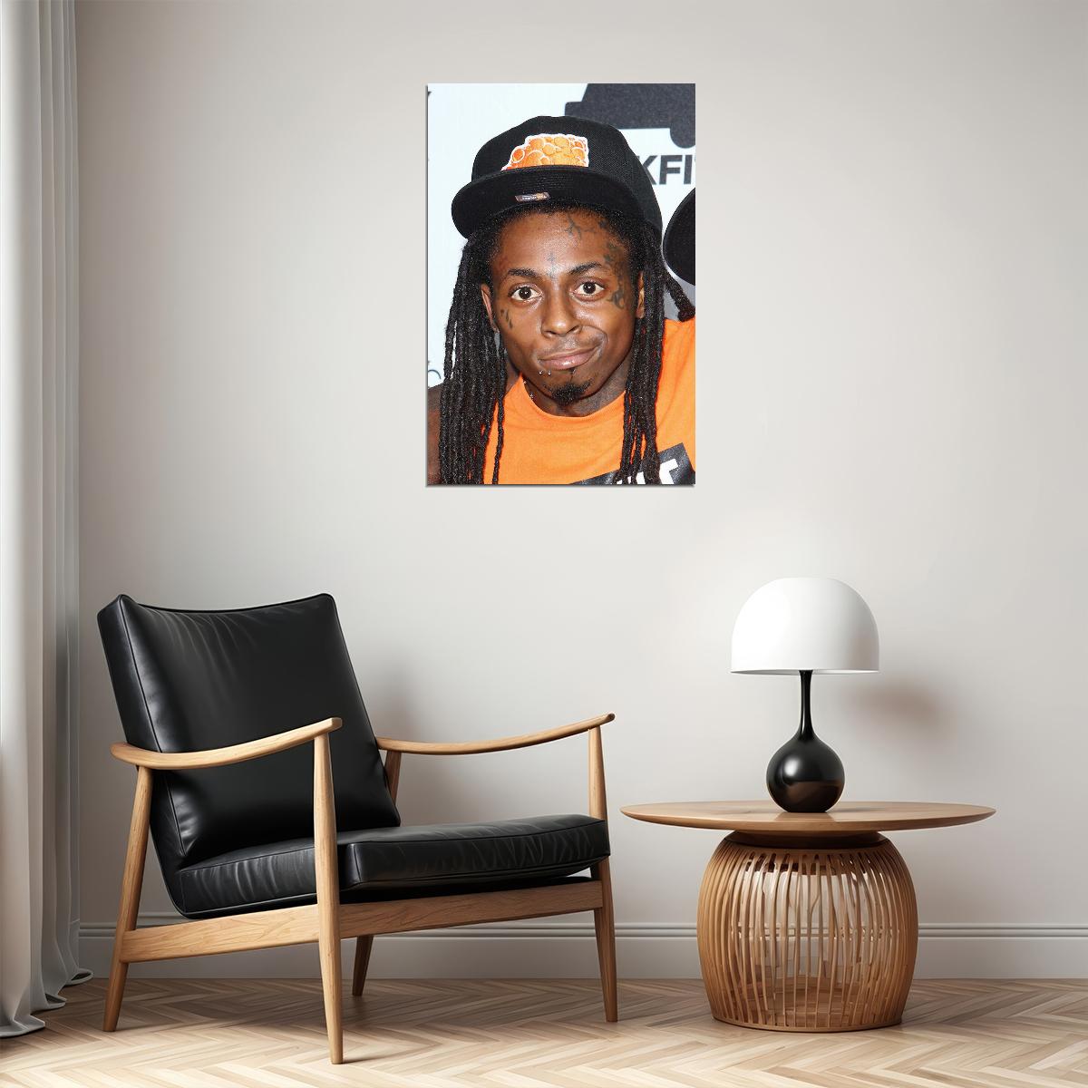 Lil Wayne Celebrity Singer Rap Music Star Poster Wall Art Print Home Wall Decor - xonomax