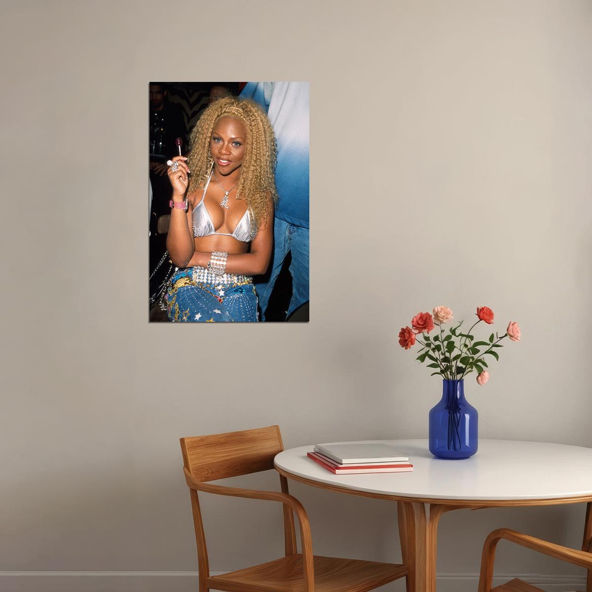 Lil Kim Celebrity Singer Rapper Hip Hop Idol Poster Wall Art Print Home Wall Decor - xonomax
