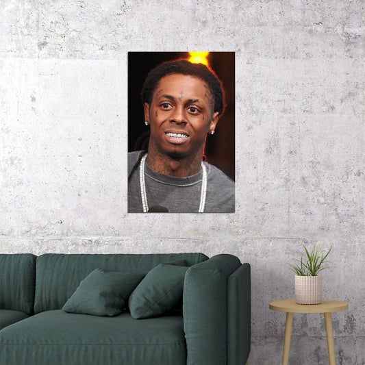 Lil Wayne Celebrity Singer Rap Music Idol Poster Wall Art Print Home Wall Decor - xonomax