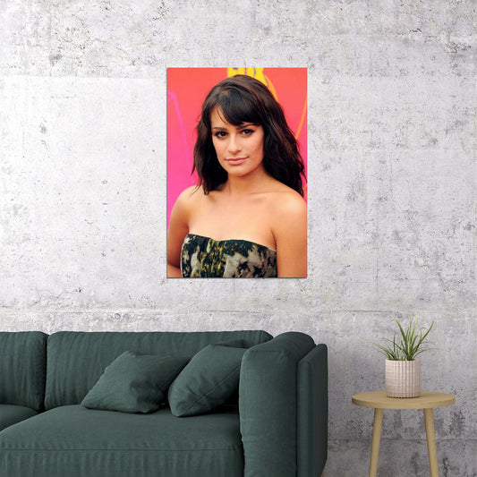 Lea Michele Celebrity Actress Singer Star Poster Wall Art Print Home Wall Decor - xonomax