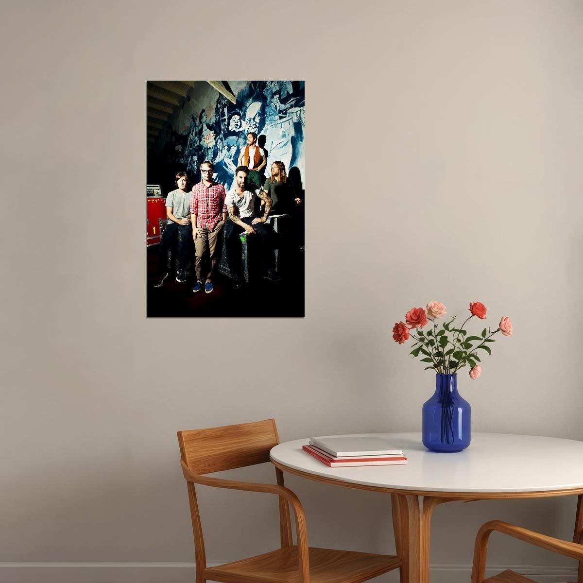 Maroon 5 Rock Group Album Singer Music Idol Poster Wall Art Print Home Wall Decor - xonomax