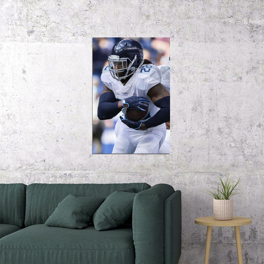Tennessee Titans Derrick American Football Player Henry Poster Wall Art Print Home Wall Decor - xonomax