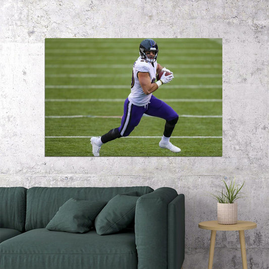 Baltimore Ravens American Football Player Mark Andrews Poster Wall Art Print Home Wall Decor - xonomax