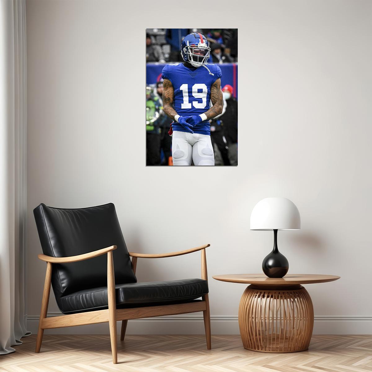 New York Giants American Football Player Kenny Golladay Poster Wall Art Print Home Wall Decor - xonomax