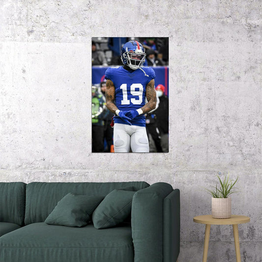 New York Giants American Football Player Kenny Golladay Poster Wall Art Print Home Wall Decor - xonomax