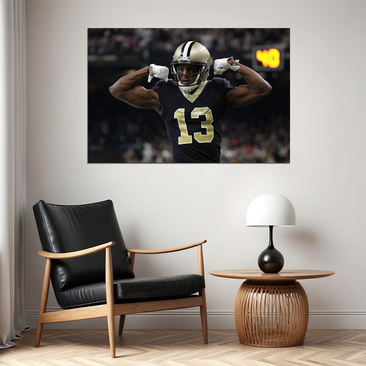 New Orleans Saints American Football Player Michael Thomas Poster Wall Art Print Home Wall Decor - xonomax