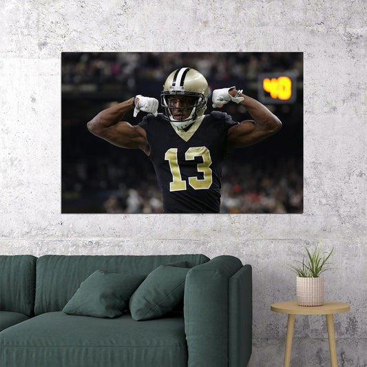 New Orleans Saints American Football Player Michael Thomas Poster Wall Art Print Home Wall Decor - xonomax