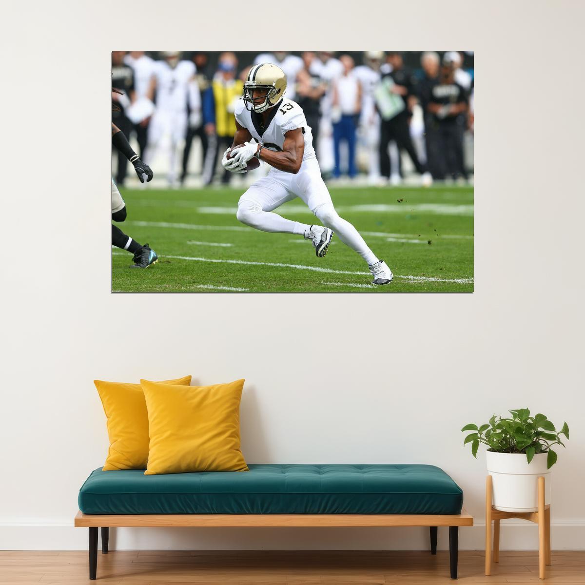 New Orleans Saints Michael Thomas American Football Player Poster Wall Art Print Home Wall Decor - xonomax