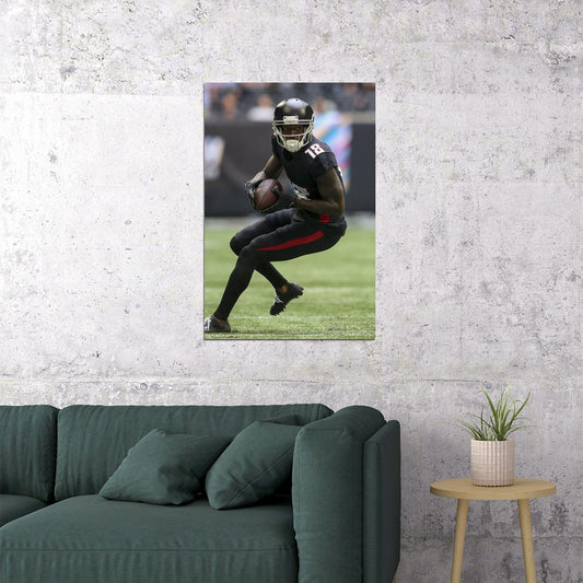 Calvin Ridley 18 American Football Player Atlanta Falcons Poster Wall Art Print Home Wall Decor - xonomax