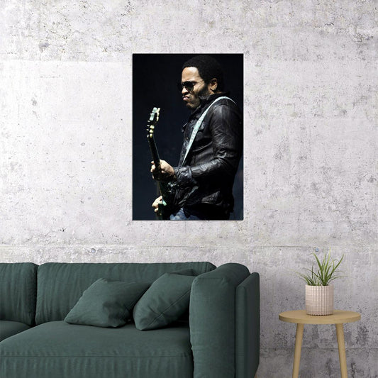 Lenny Kravitz Posed Rock Musician Poster Wall Art Print Home Wall Decor - xonomax
