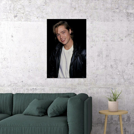 Brad Pitt Young Movie Actor Poster Wall Art Print Home Wall Decor - xonomax