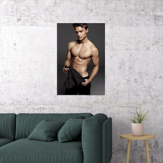 Student Boy Male Sexy Male Model Poster Wall Art Print Home Wall Decor - xonomax