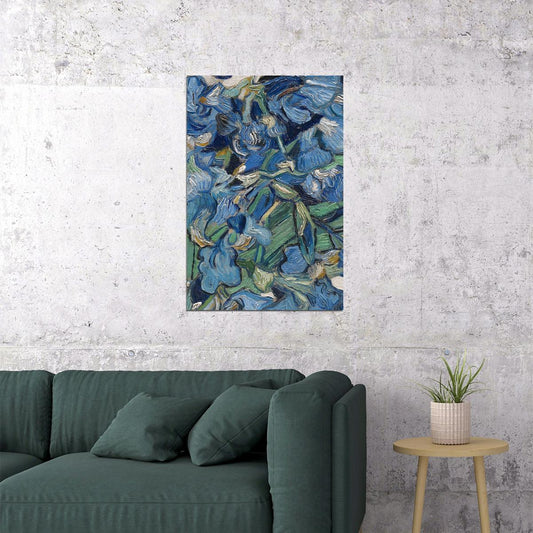 Garden Of Irises Poster Wall Art Print Home Wall Decor - xonomax