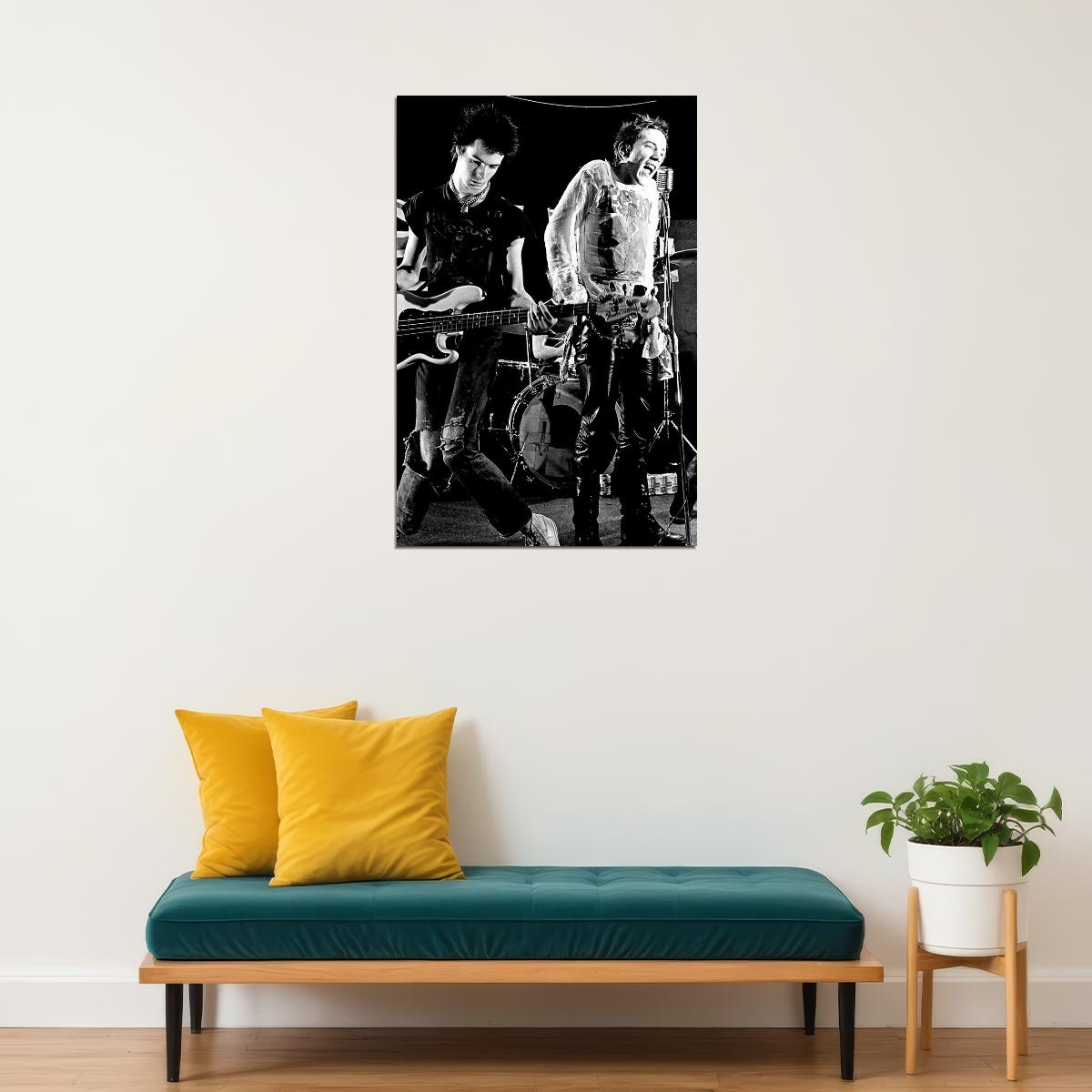 Sex Pistols Music Band Rock Group Album Idol Poster Wall Art Print Home Wall Decor - xonomax