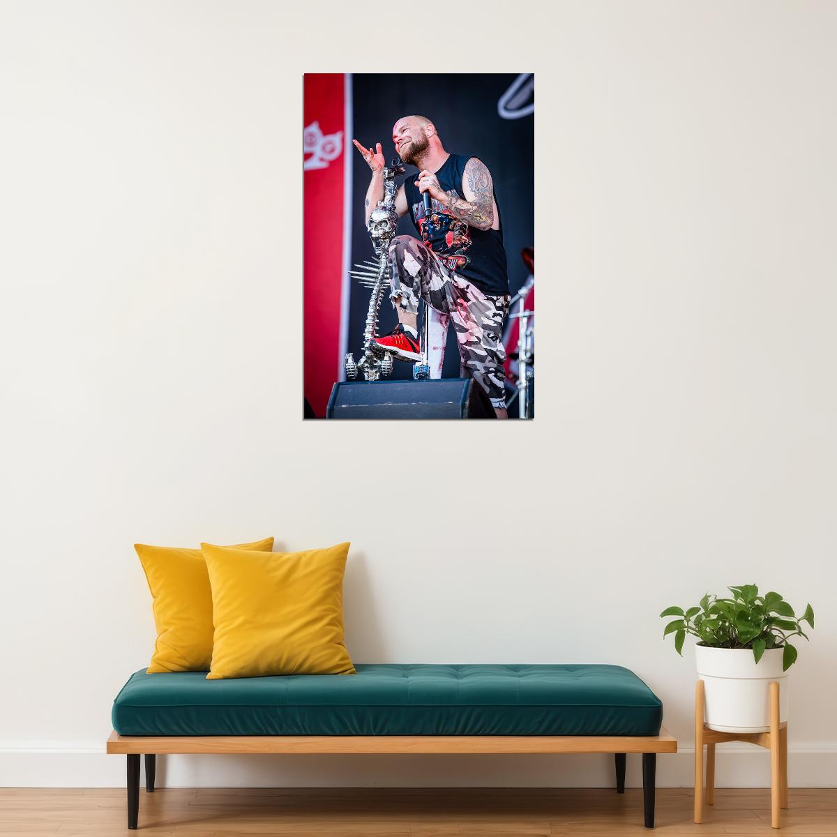 Five Finger Death Punch Rock Group Music Idol Poster Wall Art Print Home Wall Decor - xonomax