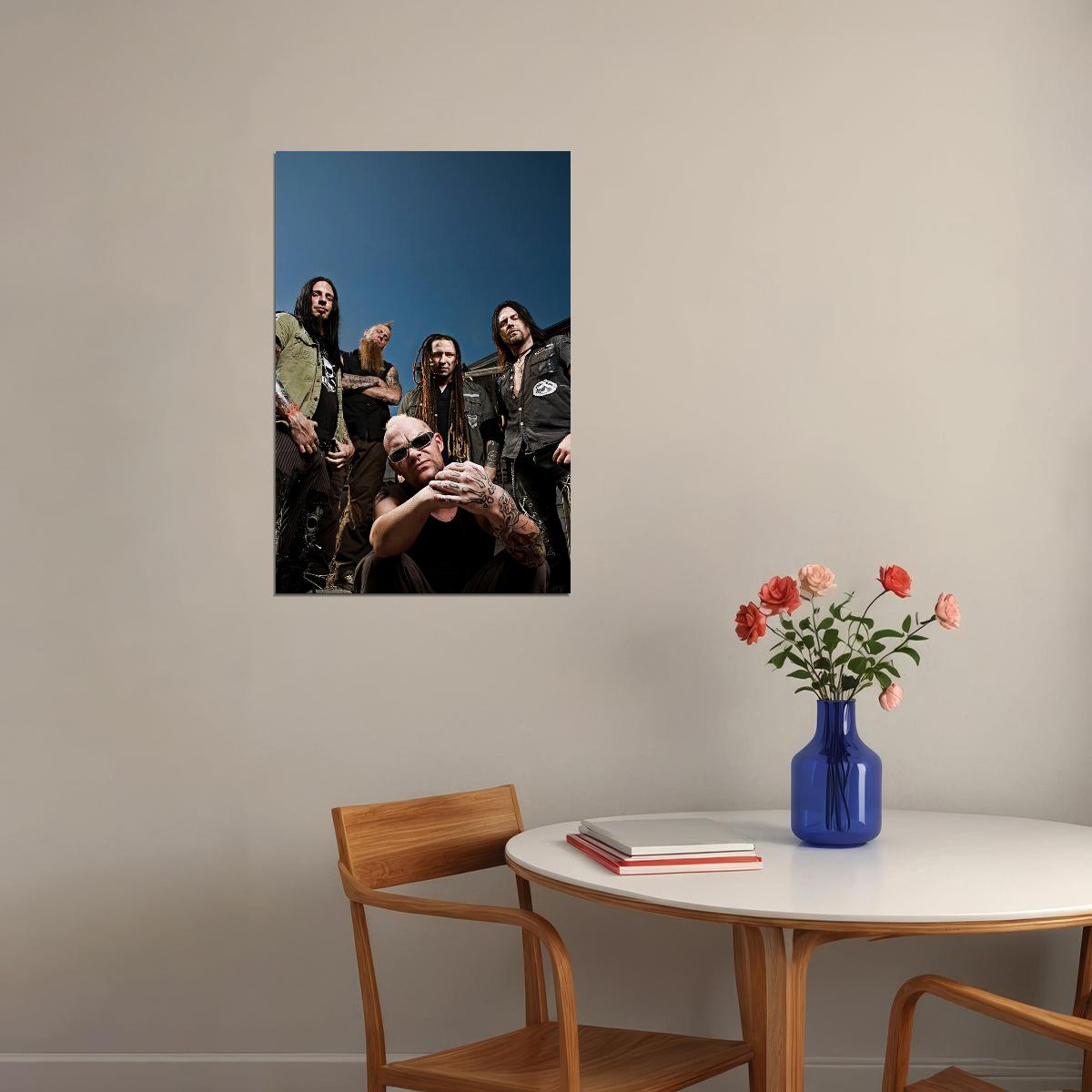 Five Finger Death Punch Rock Group Music Star Poster Wall Art Print Home Wall Decor - xonomax